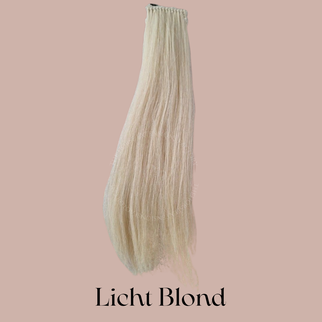 Clip-in maantop Licht Blond