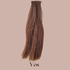 Maantop Clip-in van maanhaar in kleur 8. Midden vos