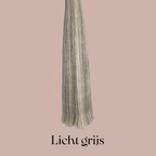 DIY Paarden I-Tip Extensions Staart in kleur Licht Grijs