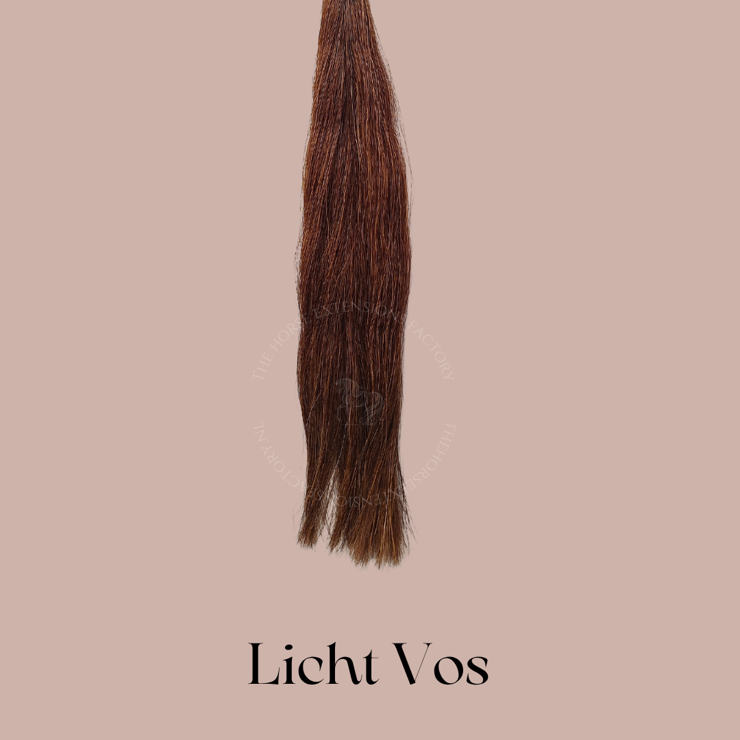 Los Paarden Maanhaar in kleur lichtvos (100g)