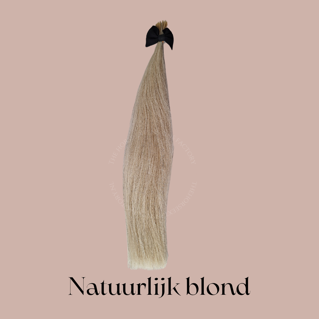DIY Paarden I-Tip Extensions Manen in kleur Blond