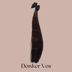 DIY Paarden I-Tip Extensions Manen in kleur Donkervos