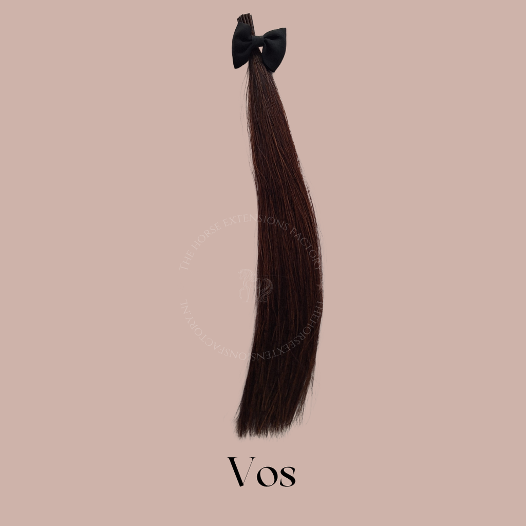 DIY Paarden I-Tip Extensions Manen in kleur Vos
